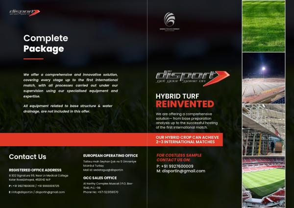 HYBIRD TURF & ACCESSORIES- AUTHORISED EXPORTER OF PRODUCT 